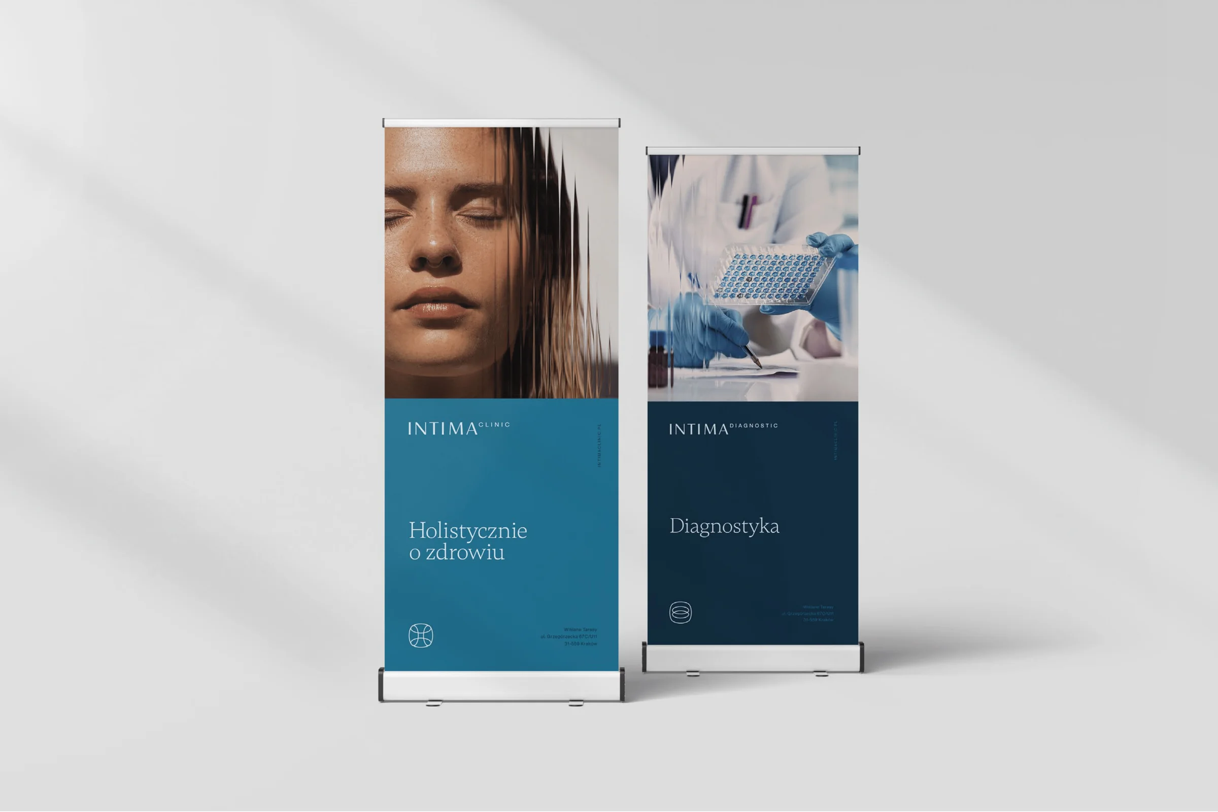 Rollupy Intima Clinic „Holistycznie o zdrowiu” i Intima Diagnostic „Diagnostyka”
