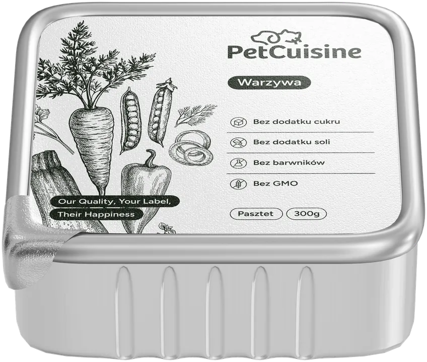 Alucap PetCuisine, smak warzywa
