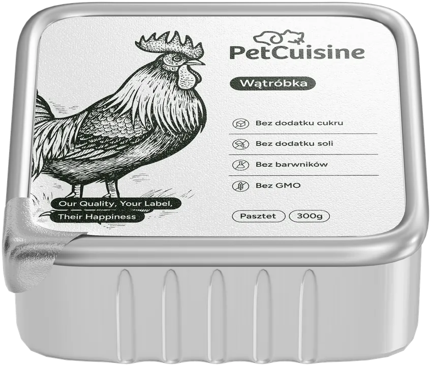 Alucap PetCuisine, smak wątróbka