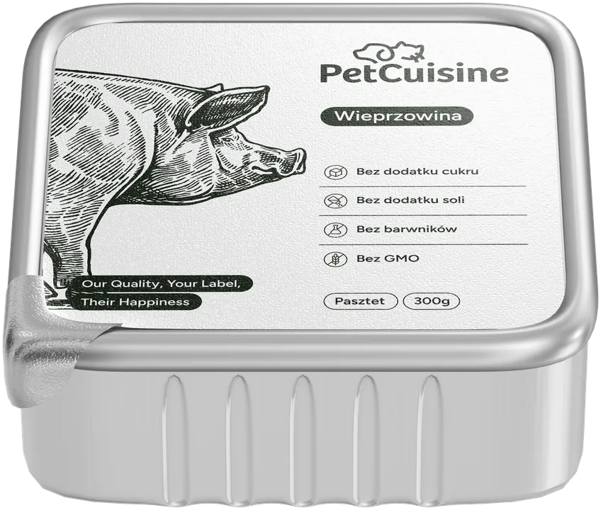 Alucap PetCuisine, smak wieprzowina