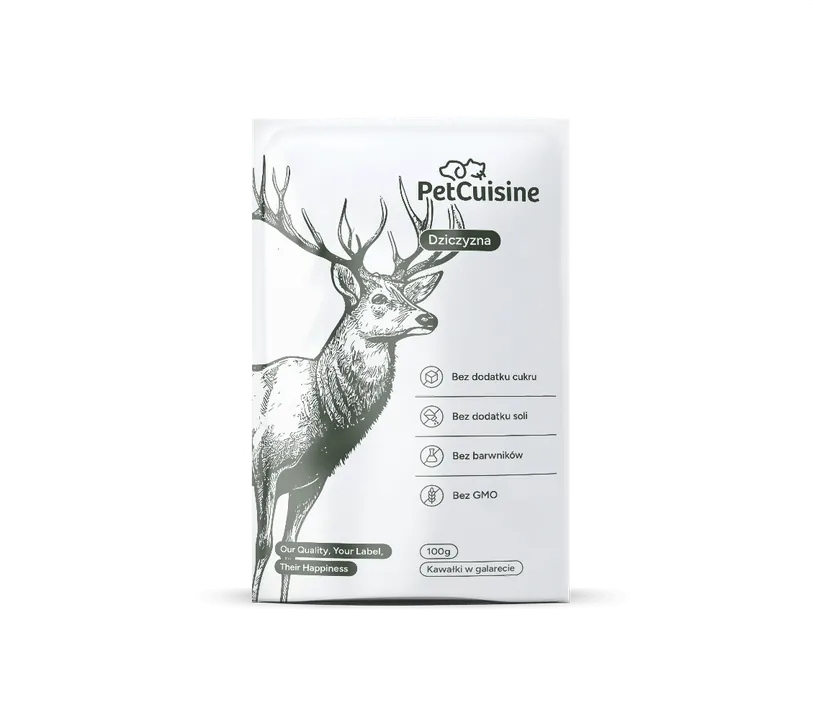 Pouch PetCuisine, smak dziczyzna