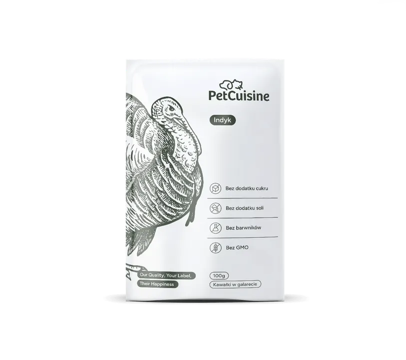 Pouch PetCuisine, smak indyk