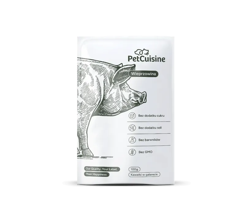 Pouch PetCuisine, smak wieprzowina