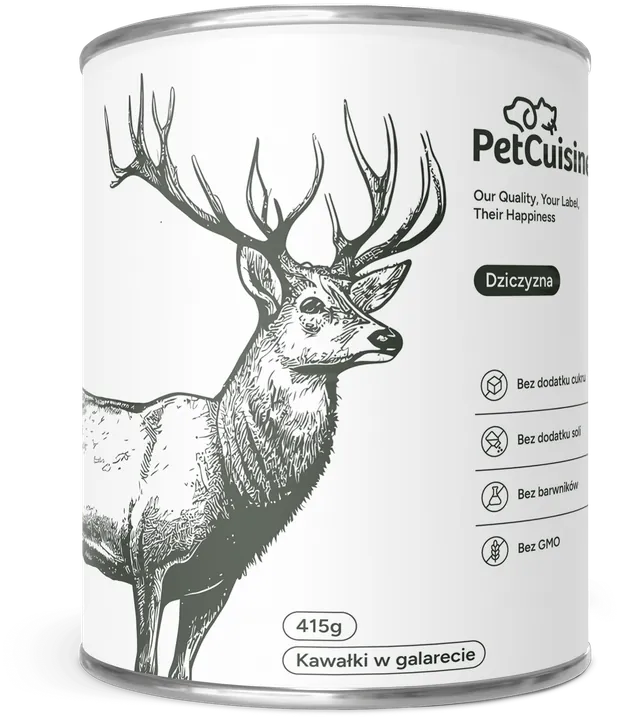 Puszka PetCuisine, smak dziczyzna