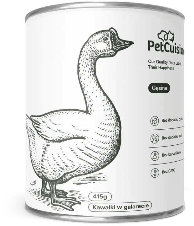 Puszka PetCuisine, smak gęsina