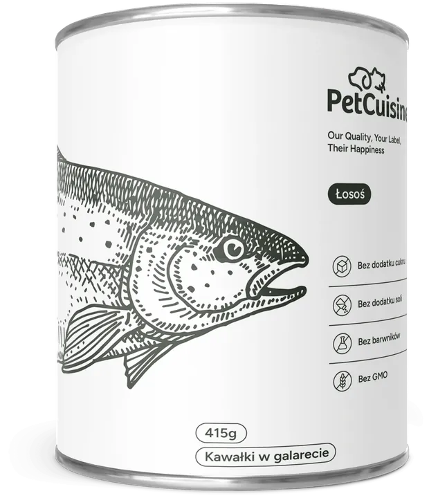 Puszka PetCuisine, smak łosoś
