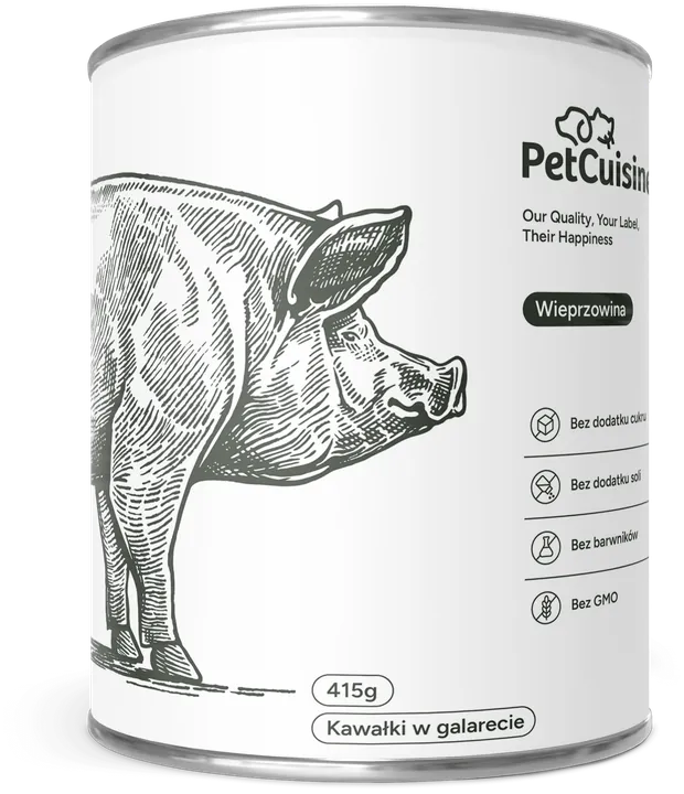 Puszka PetCuisine, smak wieprzowina
