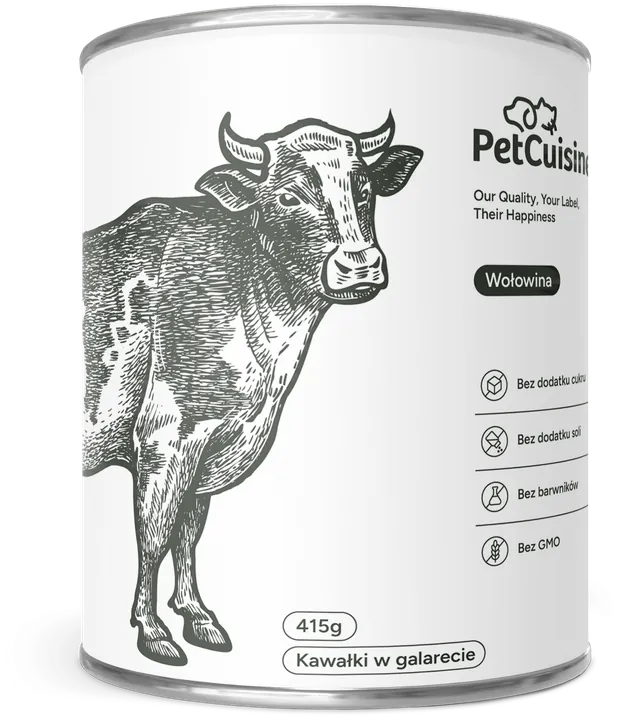 Puszka PetCuisine, smak wołowina