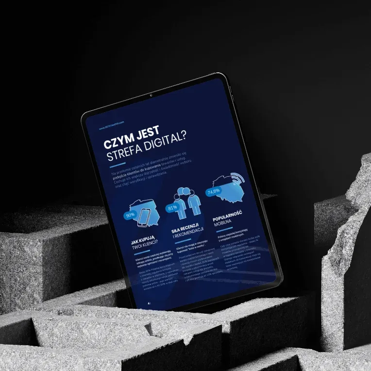 E-book Stamper „Czym jest strefa digital?” na tablecie
