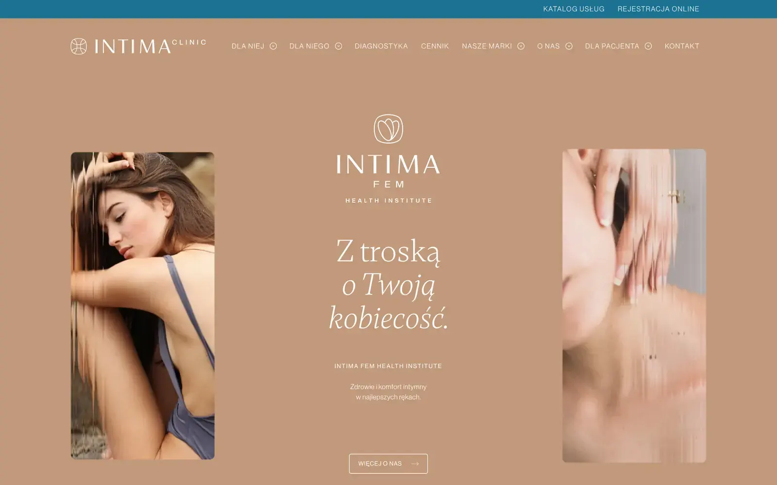 Strona Intima Fem na intimaclinic.pl.